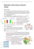 Lecture Notes Nutrition and Cancer, HNH37806, wur