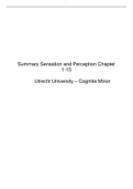 Sensation and Perception UU (Cognitie Minor) - Book Summary