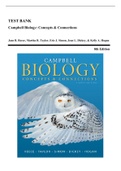 Test Bank - Campbell Biology-Concepts & Connections, 8th Edition (Reece, 2014) Chapter 1-38 | All Chapters