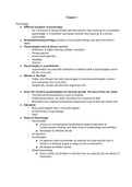 Introduction to Psychology Notes (Chapters 1-3) 