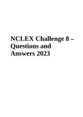 NCLEX Challenge 8 – Questions and Answers 2023