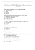 Walden University NURS 6512N Week 4 Quiz – Question and Answers (Graded A).