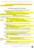 Summary NSG4060 ATI Comprehensive NSG 4060 ATI Comprehensive Practice Test