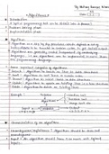 This is the Data Structures and Algorithms Handwritten Notes which Describes the Concept of Complexities of Algorithms and All the Data Structures like Stack, Queue, Linked list and Many more.