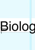 IB Biology Topic 1 Notes
