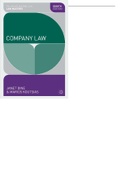 Summary  company law 