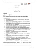 INF3707 2022 November/December Exam Paper