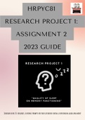 HRPYC81 Research Project 1 Assessment 2 2023