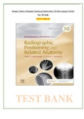 Test Bank for Bontragers Textbook of Radiographic Positioning and Related Anatomy 10th Edition by Lampignano.||ISBN NO:10,0323653677||ISBN NO:13,978-0323653671||All Chapters||Complete Guide A+