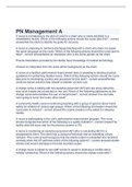 PN Management A 2023 with complete solution questions and answers