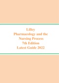 Lilley Pharmacology and the Nursing Process 7th Edition 2022 latest update