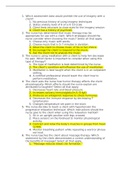 Nursing PN3 Exam 1 Questions/Answers;all answers 100% Correct.