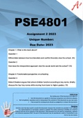 PSE4801 Assignment 2 (COMPLETE ANSWERS) 2023