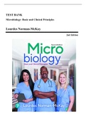 Test Bank - Microbiology: Basic and Clinical Principles, 2nd Edition (Norman-McKay, 2023), Chapter 1-21 | All Chapters