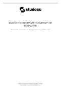 Biochemistry and Molecular Biology (BCMB 20002) 2017 Exam Questions 