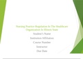 (PPt presentation) Nursing Practice Regulation In The Healthcare Organization In Illinois State.