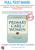 Test Bank For Primary Care of Women 2nd Edition By Barbara K. Hackley 9781284045970 Chapter 1-26 Complete Guide .