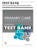 Primary Care Interprofessional Collaborative Practice 6th Edition by Terry Mahan Buttaro Test Bank Chapter 1-228|Complete Guide A+