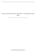 Hesi pn exit exam test bank 2020 2021 v1 latest grade a gold rated