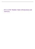 FCCA 274C Module 1 Quiz {20 Questions and Answers}