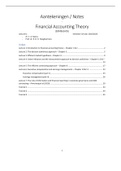 Notes Financial Accounting Theory (EBM863A05) 2022-2023