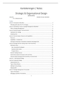 Notes Strategic & Organisational Design (EBM636A05) 2022-2023