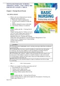 Davis Advantage for Basic Nursing: Thinking, Doing, and Caring: Thinking, Doing, and Caring 3rd Edition Test Bank by Leslie S. Treas, Karen L. Barnett, Mable H. Smith