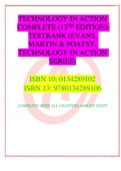 TECHNOLOGY IN ACTION COMPLETE (13TH EDITION) TESTBANK 