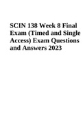 SCIN 138 final exam