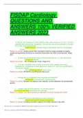 FISDAP Cardiology  QUESTIONS AND  ANSWERS 100% VERIFIED  ANSWERS 2023
