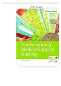 Complete TEST BANK FOR UNDERSTANDING MEDICAL-SURGICAL NURSING 6TH EDITION BY WILLIAMS