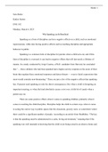 Essay English Composition I (ENG101) 