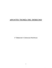 TEORÍA / FILOSOFÍA DEL DERECHO (TODO EL CURSO)