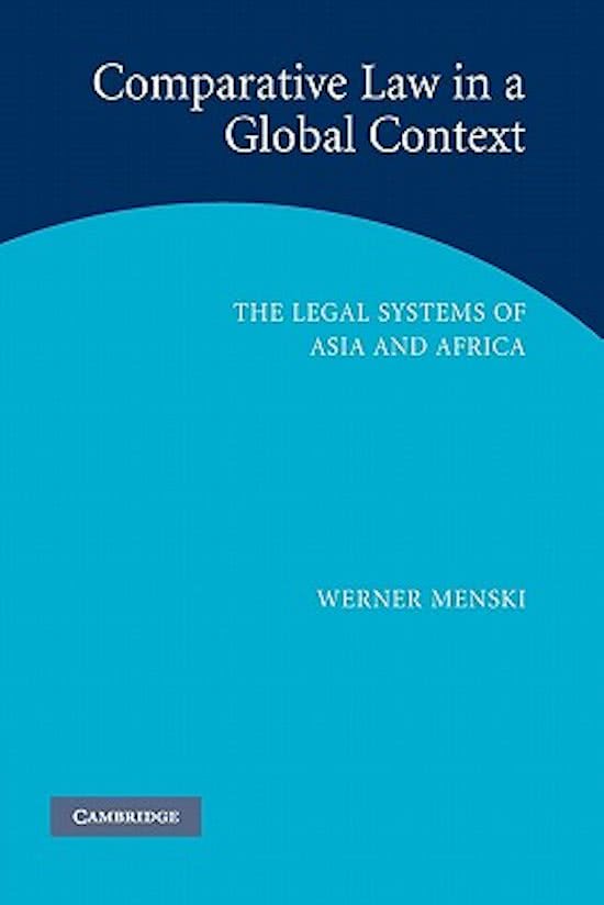 The World's Legal Systems Hoorcollege 8