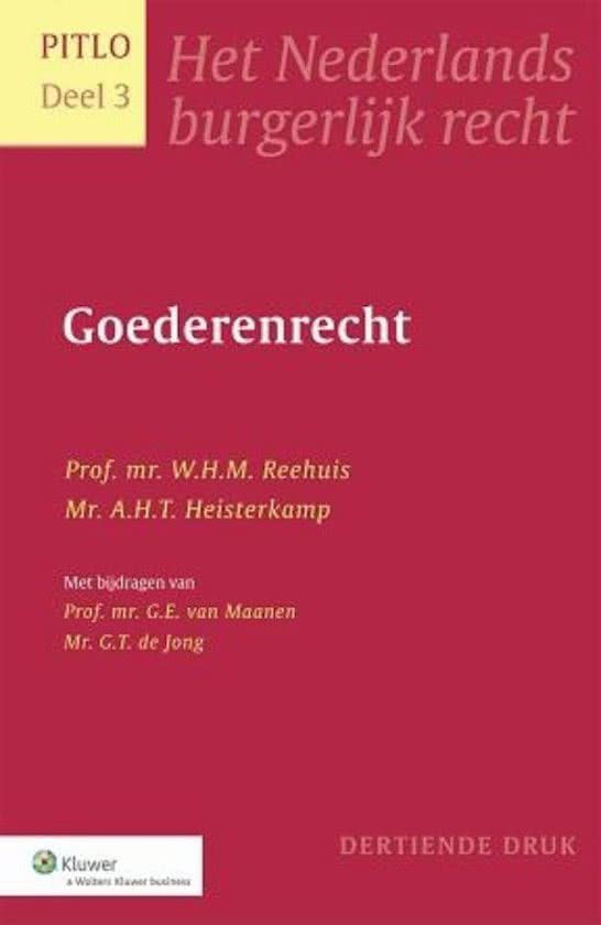 Uitgebreide samenvatting Goederenrecht, Pitlo deel 3, Rechtshandeling en overeenkomst en Verbintenissenrecht algemeen + ALLE jurisprudentie en aanvullende teksten cursussite Youlearn, Schakelzone recht Open Universiteit.