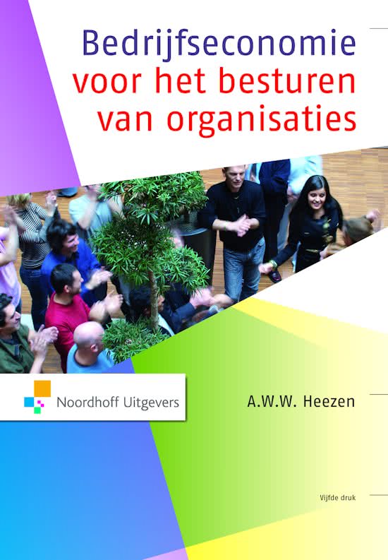 Bedrijfseconomie voor het besturen van organisaties