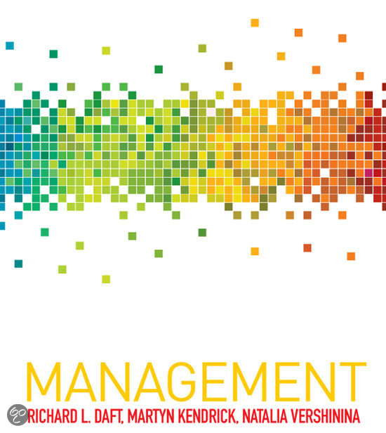 Summary: Management & Organization by Daft & Kendrick