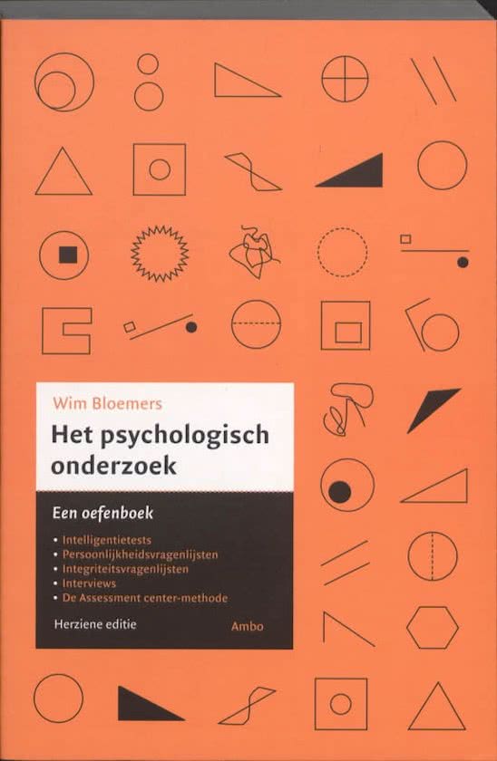 Summary Psychological Research (Bloemers)