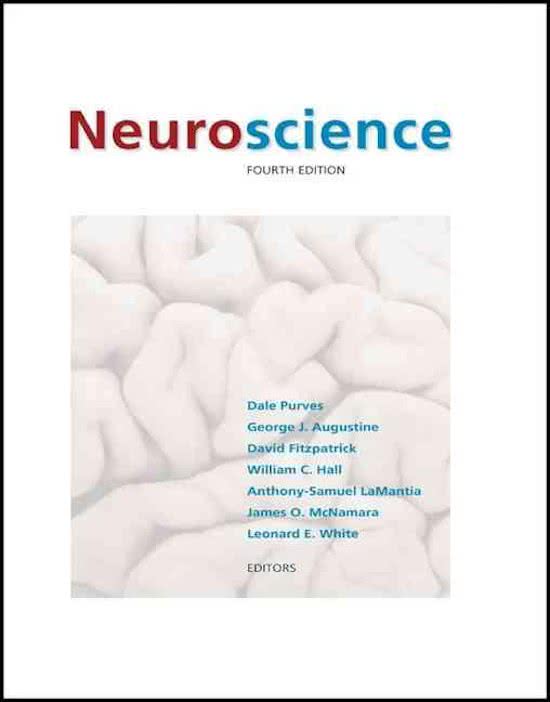Samenvatting Neuroscience, ISBN: 9780878936977  Neurosciences (AB_1200) - Chapter 2: Electrical signals of nerve cells