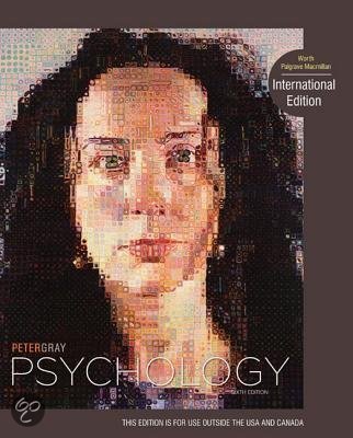 Samenvatting Gray Psychology H1-H6, H8-H17