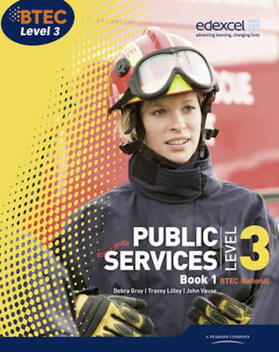 BTEC Public Services Unit 12 Assignment 3 - P5,M3,D2