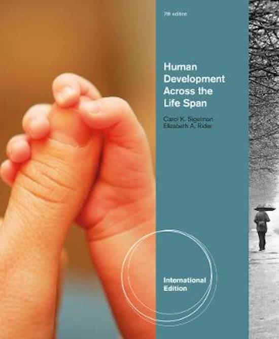 Human Development Across the Life Span Chapter 4
