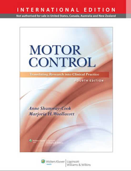 Motor Control, International Edition