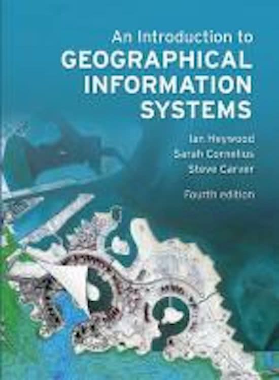 Samenvatting boek en artikelen tentamen GIS