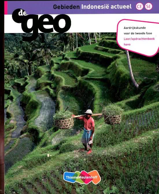 De Geo / Gebieden Indonesie actueel Havo tweede fase / deel leer/opdrachtenboek