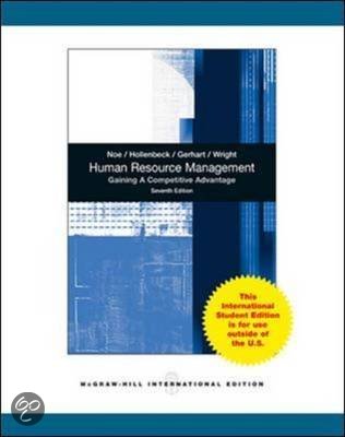 Human Resource Management: gaining competitive advantage