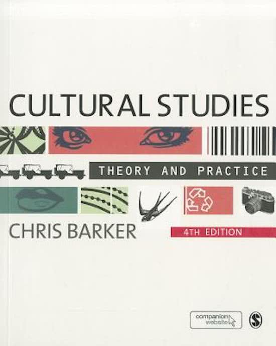 Readings Cultural Studies year 1 BAIS, semester 2