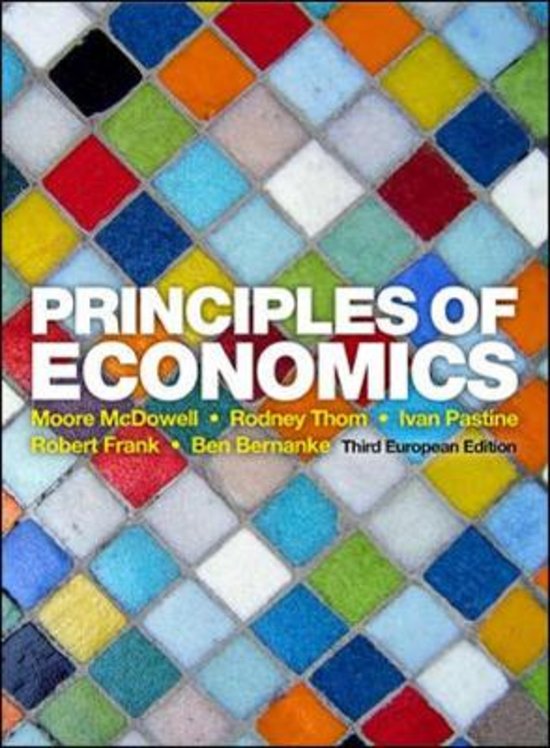 Samenvatting Principles Of Economics, ISBN: 9780077132736  ECT - Economics and Tourism (CBTO1ECT)