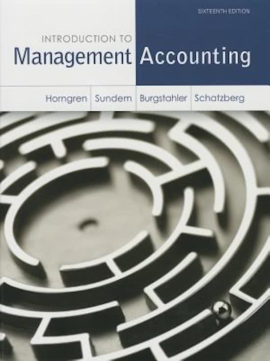 Management Accounting Chapter 3