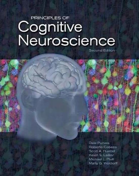 Samenvatting van hoorcolleges en boek voor EINDTENTAMEN van Cognitieve Neurowetenschappen